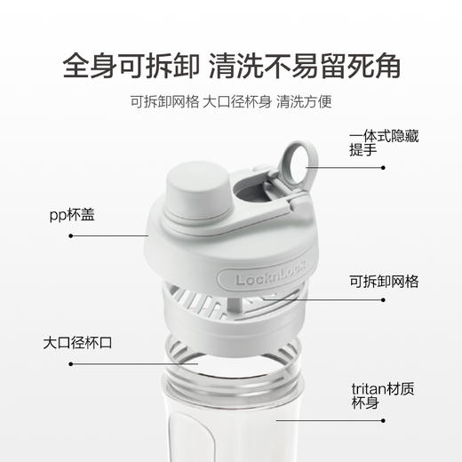 乐扣乐扣（LOCK&LOCK）一键式运动水壶水杯Tritan材质yc0309038 商品图4
