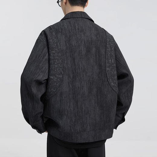 裁缝学苑MQ68宽松韩版拼接翻领夹克纸样外套男士裁剪样板 商品图1