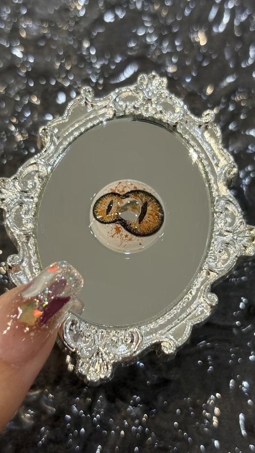 Paprikacon小辣椒日抛·双生血瞳/金目重曈·14.5mm大着色·日抛2片/盒 商品图5