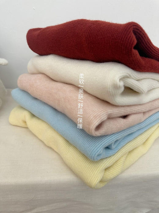 【家居百货】【69.9/两件】首批福利𝐞𝐠𝐠.𝐮𝐧𝐢𝐪𝐮𝐞 兔绒打底衫针织衫15色可选！ 商品图6