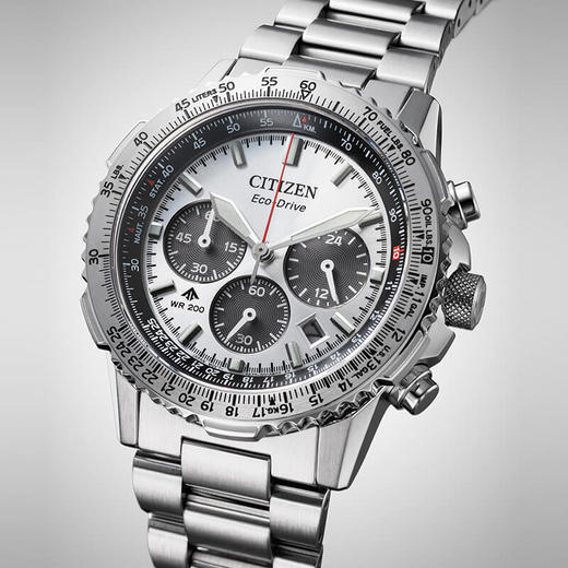 西铁城/CITIZEN光动能PROMASTER系列多功能休闲男表CA4660-61A 商品图3