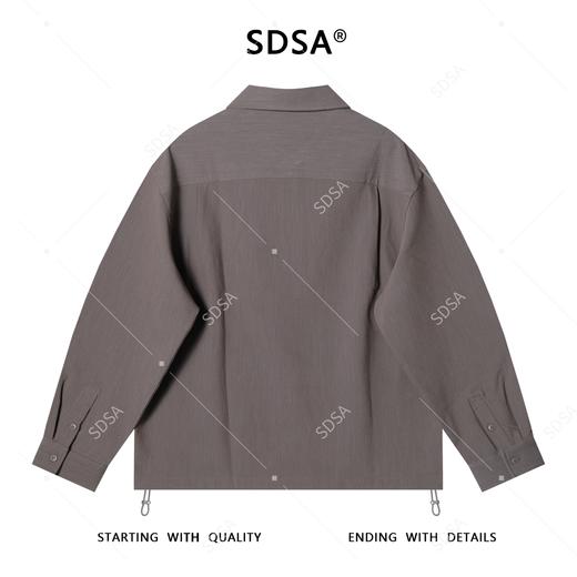 83617SDSA秋冬新款痞帅男装纯色半拉链翻领卫衣下摆松紧设计百搭上衣 商品图5