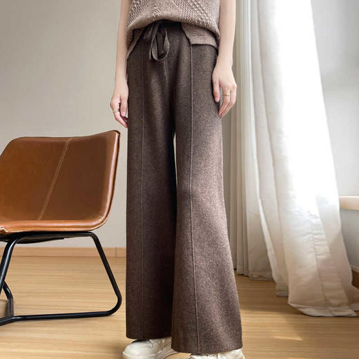 【Momotiabin 老钱风服饰集合】HJZNJR455-中缝阔腿裤 独享生活，做自己的天花板，针织衫集合 精致与动感的调和 轻松解锁随性舒适的穿搭 商品图2