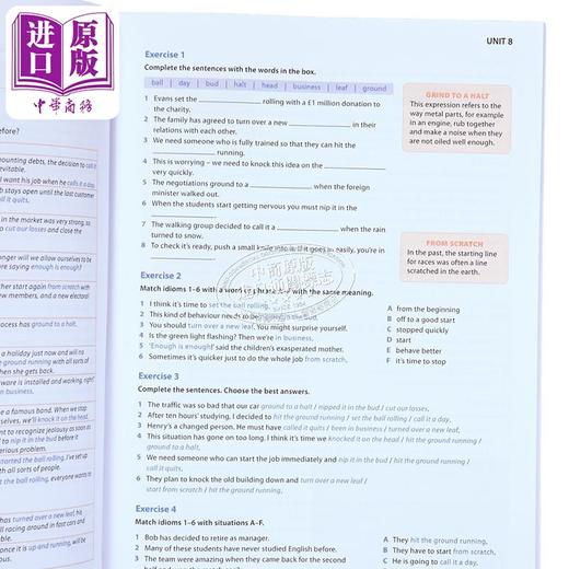 【中商原版】Collins Work on your Idioms Second edition 柯林斯攻破你的惯用语 第2版 英文原版 英语练习册 商品图3