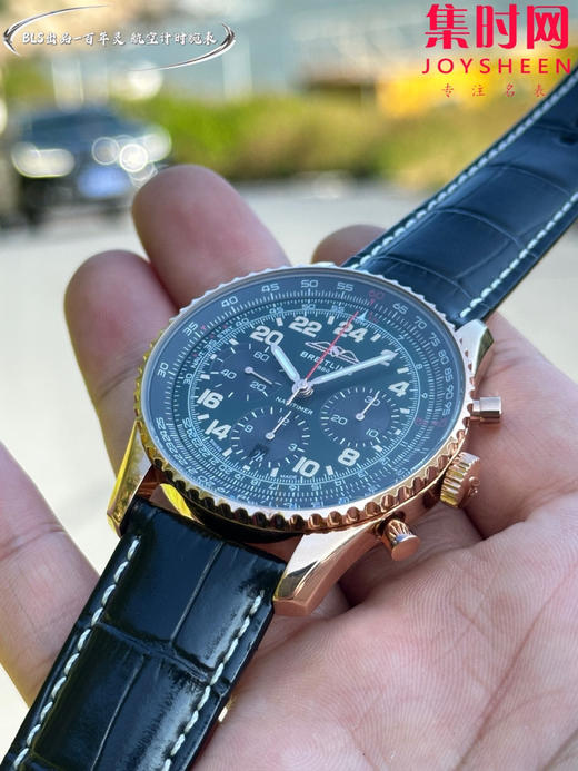 百年灵BLS新款航空计时系列 70周年特别版 航空计时透底 B01计时男士腕表 商品图6