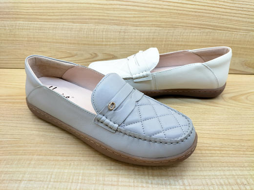 秋季新款豪行真皮女鞋23366232时尚平底舒适休闲单鞋 商品图5