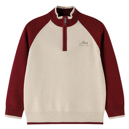 【实体店同款】男童立领针织上衣冬季新款安奈儿童装AB544035 商品图7