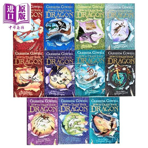 预售 【中商原版】驯龙高手原著英版套装 英文原版原著小说书籍 How to Train Your Dragon 驯龙高手龙鳞版 驯龙高手英文版 可搭哈利波特 商品图8