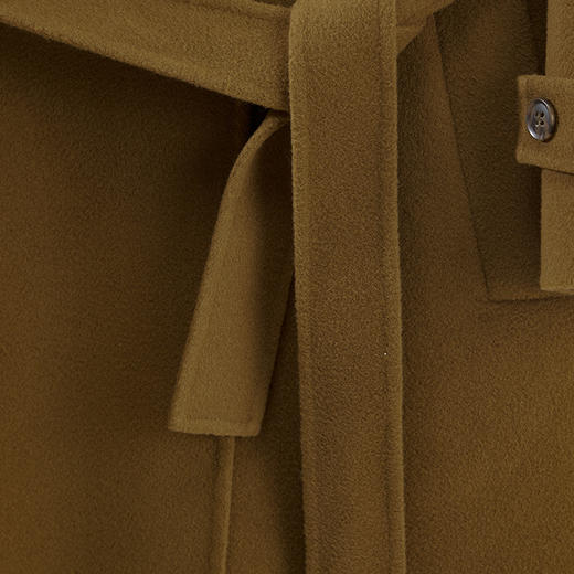 【JASON WU】秋冬新款通勤保暖羊毛混纺双面呢上衣长外套双面大衣女 商品图3