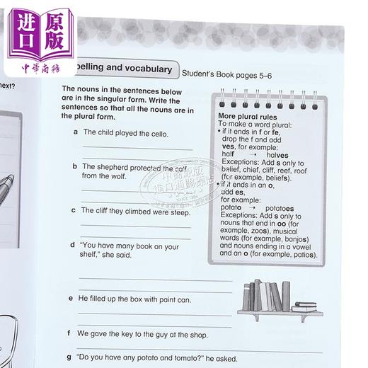【中商原版】Collins International Primary English  Workbook 5 柯林斯国际小学英语练习册5 英文原版 剑桥小学英语 商品图3