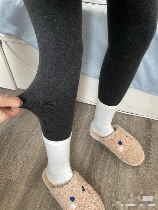 严选 | 秋冬加绒竖条连裤袜 舒适薄绒 高腰收腹 包臀收腿 商品图2