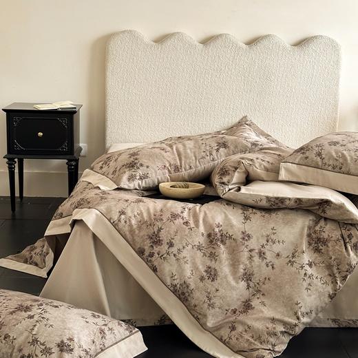 2025秋新款！新中式复古高级感轻奢风100S长绒棉四件套全棉印花秋冬磨毛超柔温暖 商品图1