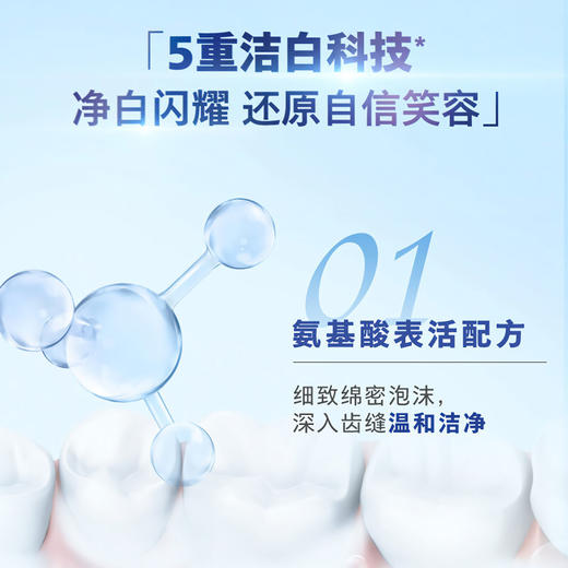 6923410705003 飞利浦PHILIPS 飞利浦牙膏多效高净极地冰白90g净白去除牙渍防蛀牙温和护龈含氟 商品图2