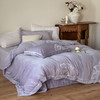 【230g高克重】云煦绒四件套佳斯娜{芙拉花园系列}【锁温保暖】【细腻丰盈】【厚实温暖】【刺绣花卉】抑菌防螨 防静电导电丝 AB双版 法式浪漫 商品缩略图8