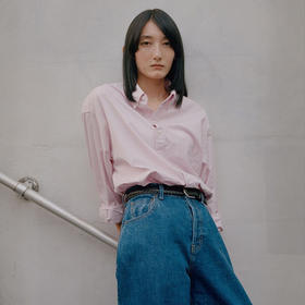 STUDIO NICHOLSON X BEAMS PLUS 联名款男女宽松廓形长袖衬衫