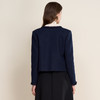 EITIE爱特爱优雅通勤小香风气质圆领深蓝色短外套2025秋冬新款D2503901 商品缩略图4