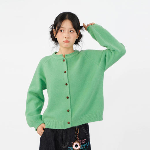 基本款圆领开衫-纪念日百货门店同款165145013 商品图0