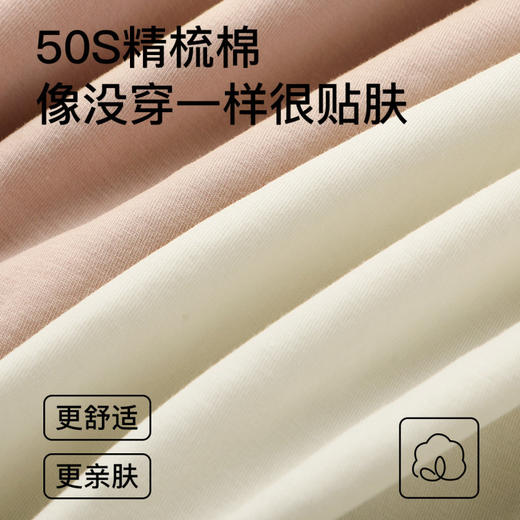 星轨织梦 3条装(VIP)【10A抗菌100%纯棉底档】3条裸感舒适中腰无痕女士内裤 商品图2