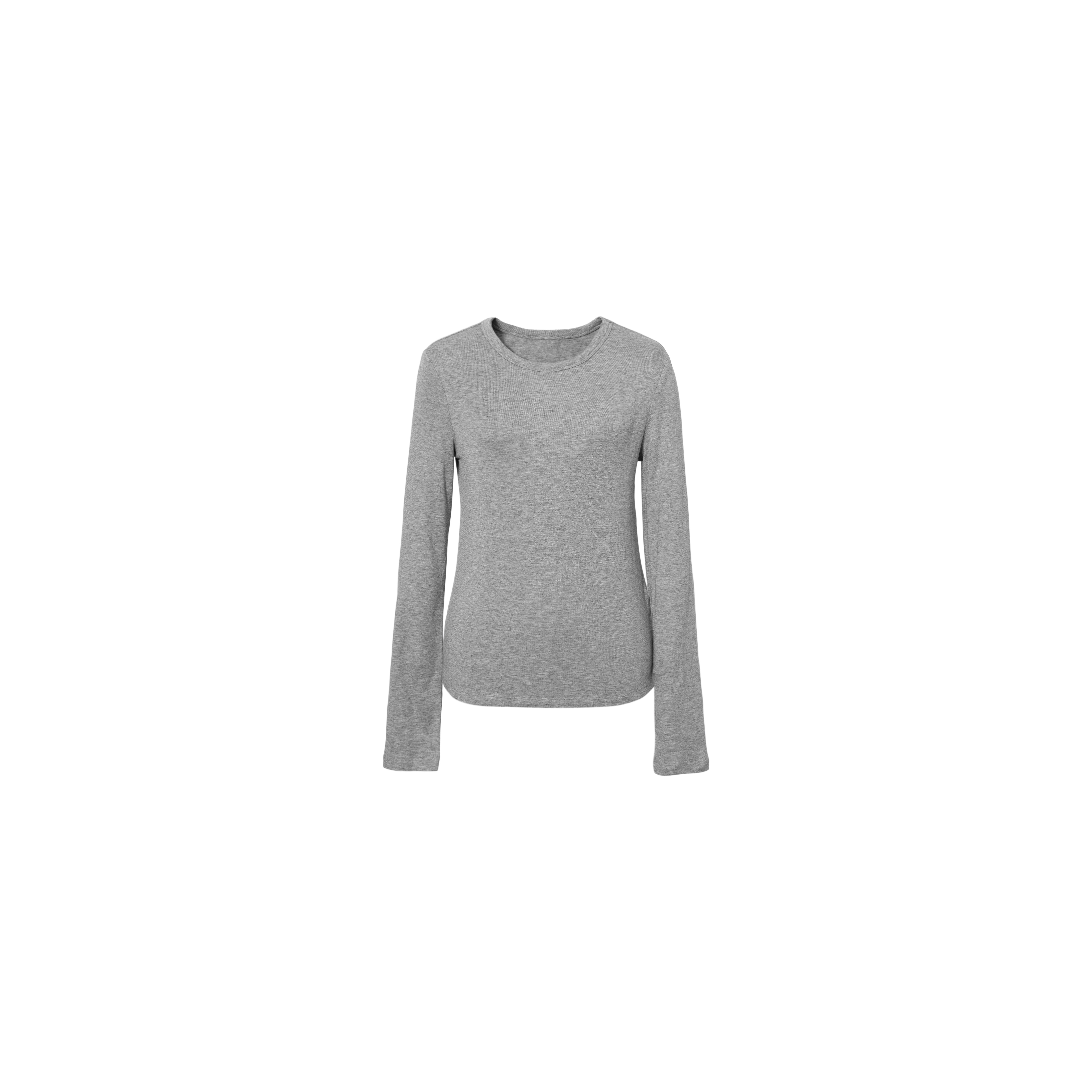 【商场同款】伊芙丽基础百搭舒适柔软长袖T恤1FA701271MS