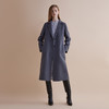【JASON WU】秋冬新款通勤休闲保暖简约羊毛无弹长款外套西装大衣女 商品缩略图0