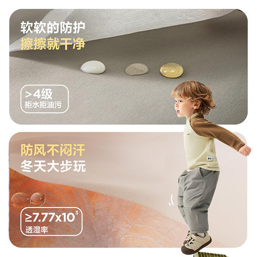 [拒水羽绒]迷你巴拉巴拉男女童宝宝羽绒裤2025冬新品三防保暖裤子 商品图3