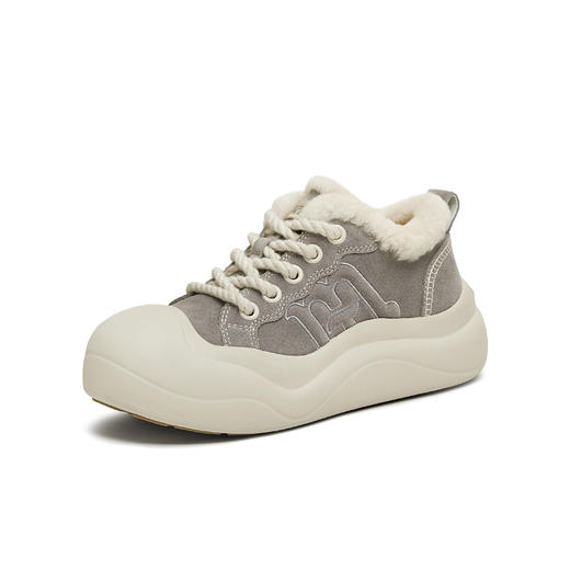 【云粉节】BF楼天美意厚底增高大头鞋运动板鞋女加绒毛毛鞋2025冬季新款CP537DM5吊牌价1059活动价599 商品图4