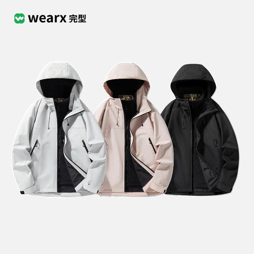 完型-摇粒绒三合一外套 商品图4