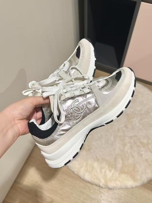 香奈儿 25A爆款 休闲运动鞋 公主银（ZX*DBG） 商品图0