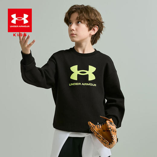 【12月-特惠福利】Under Armour安德玛儿童基础款圆领套头卫衣253303511超低折扣 商品图4