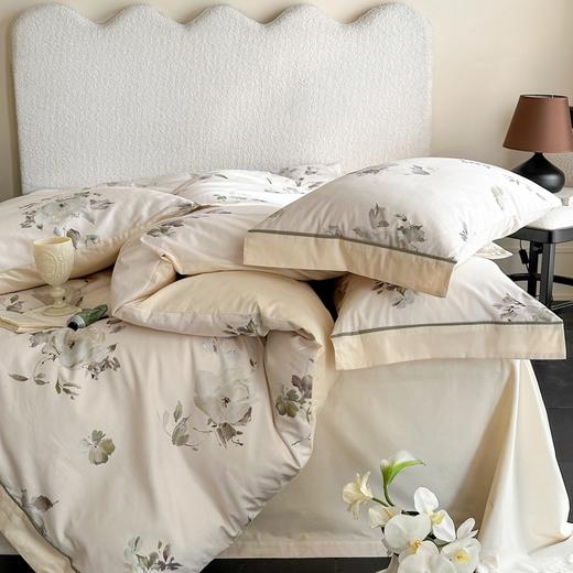 2025秋新款！新中式复古高级感轻奢风100S长绒棉四件套全棉印花秋冬磨毛超柔温暖 商品图2