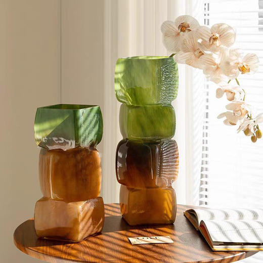 娜家中古琉璃花瓶 商品图1