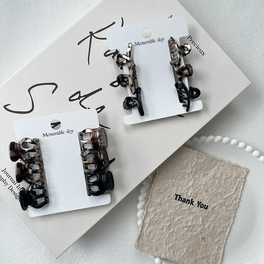 豹纹小抓组合抓夹（6个）-纪念日百货门店同款165045039 商品图1