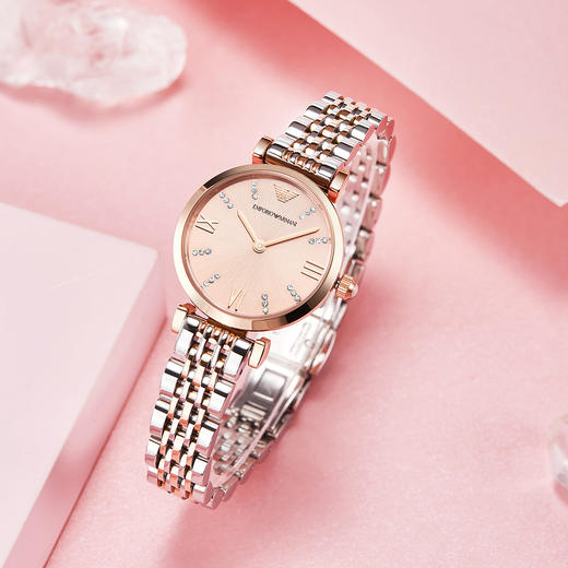 AR11223-XW EMPORIO ARMANI 【爆款推荐】阿玛尼手表 女士石英表满天星镶钻AR11223（无电） 商品图1