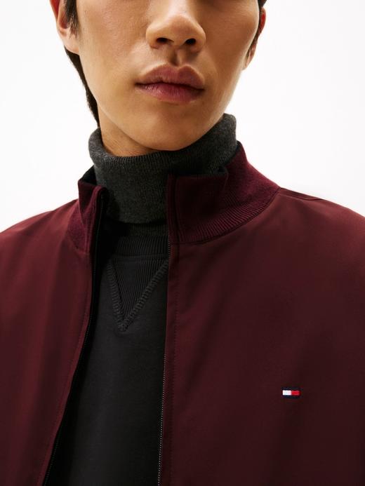 TOMMY 针织衫(AB面穿)男  MW40195-BDS 黑色/深红色. 商品图3