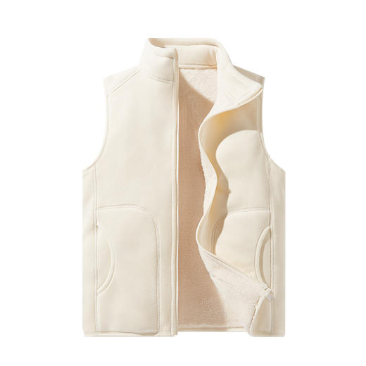 HOTDEMON秋冬情侣款通勤外穿内搭抓绒马甲加厚保暖奥粒绒马甲8805 商品图2