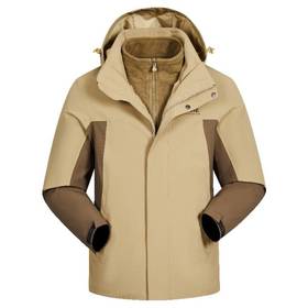 【春上新】 【4折】6楼吉普JEEP男式冲锋衣抓绒两件套J542194035吊牌价2499折后价999