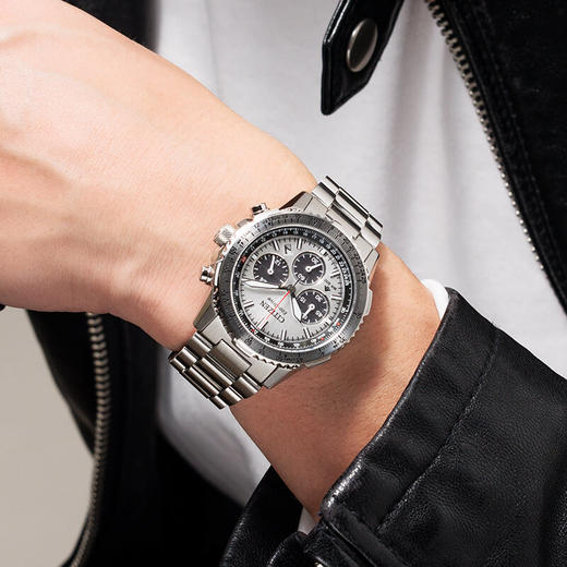 西铁城/CITIZEN光动能PROMASTER系列多功能休闲男表CA4660-61A 商品图9