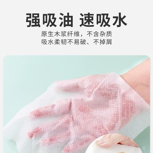 买一送一！ 【懒人厨房必备神器🔥】固牛一次性抹布💧吸油吸水超强力💪干湿两用不掉屑！悬挂式设计，随抽随用，清洁更轻松✨ 商品图1