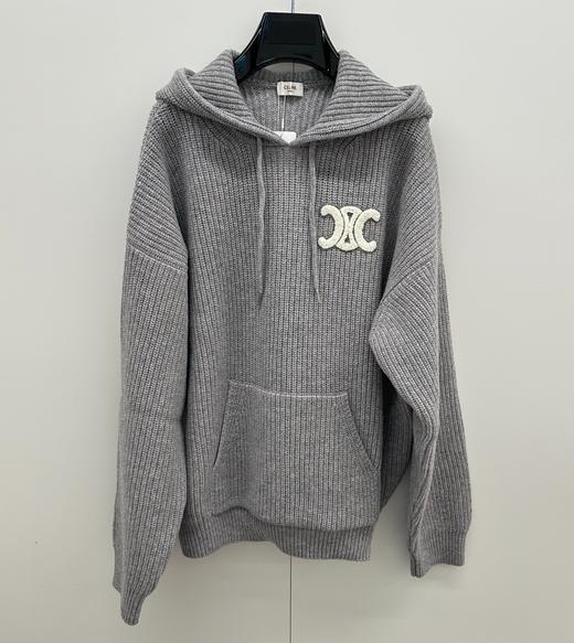 女款logo连帽针织毛衣008 商品图0