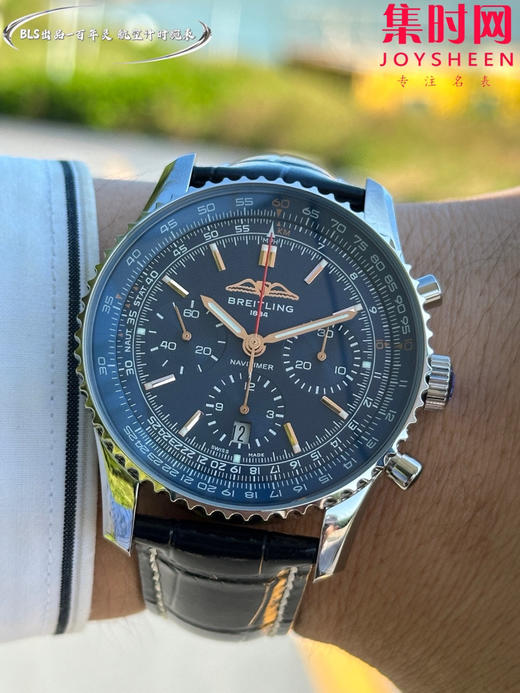 百年灵BLS新款航空计时系列 70周年特别版 航空计时透底 B01计时男士腕表 商品图6