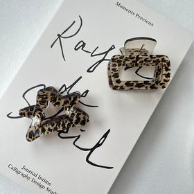 贴片豹纹半扎抓夹-纪念日百货门店同款165243916