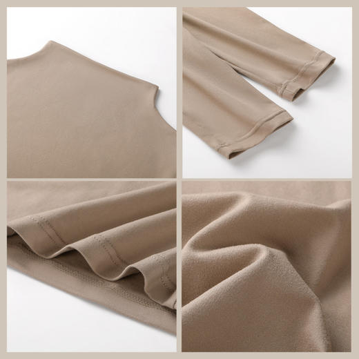 燕归春庭 打底上衣(VIP)【燕窝蛋白润肤香氛打底衫】秋冬高级感内搭半高领保暖上衣可外穿 商品图9