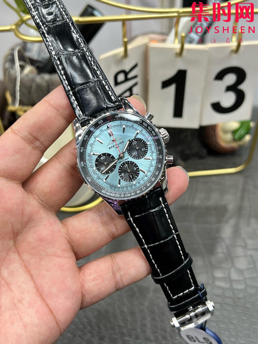 百年灵BLS新款航空计时系列 70周年特别版 航空计时透底 B01计时男士腕表 商品图8