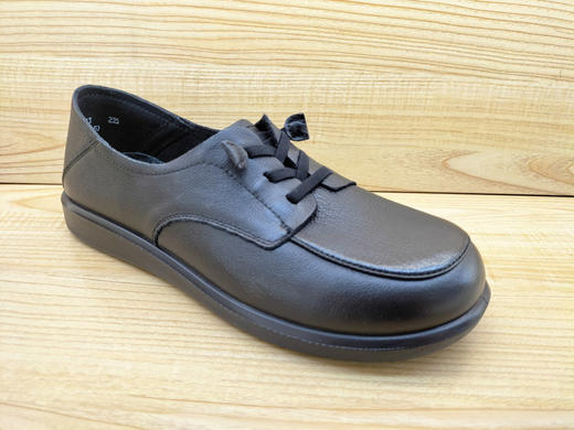 2024春季新款豪行24172213牛皮舒适软底防滑休闲皮鞋中老年女单鞋 商品图1