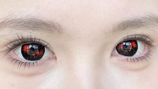 Paprikacon小辣椒日抛·blood寄生暗鸦·14.5mm大着色·日抛2片/盒 商品图5