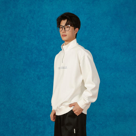 发光字体立领男士卫衣纪念日百货门店同款164893749 商品图1
