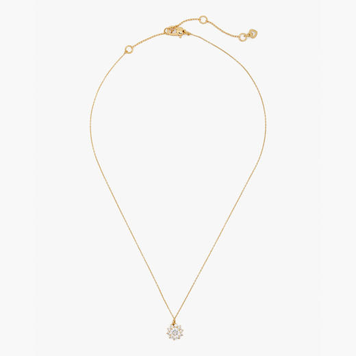 196021115387 kate spade 店铺同款Sunny时尚轻奢光晕闪亮宝石设计项链 商品图1