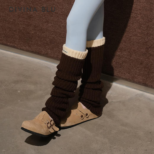 DIVINA BLU 迪唯纳时尚拼色堆堆袜套02（售后说明：收货15天内支持调换货） 商品图3