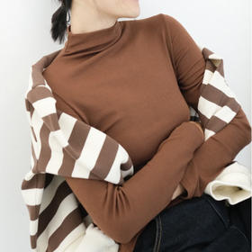 【 79元2件】轻梵 马卡龙色系 羊绒蛋白精华羊毛 美雅碧发热免烫显瘦 长袖女款打底衫 拍一件不发！！ 选2件加入购物车自动减 MWX