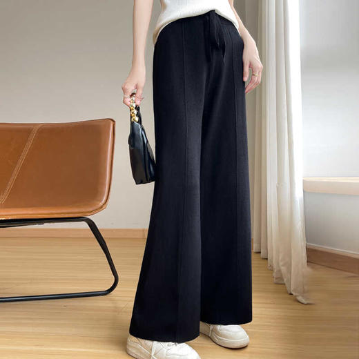 【Momotiabin 老钱风服饰集合】HJZNJR455-中缝阔腿裤 独享生活，做自己的天花板，针织衫集合 精致与动感的调和 轻松解锁随性舒适的穿搭 商品图3